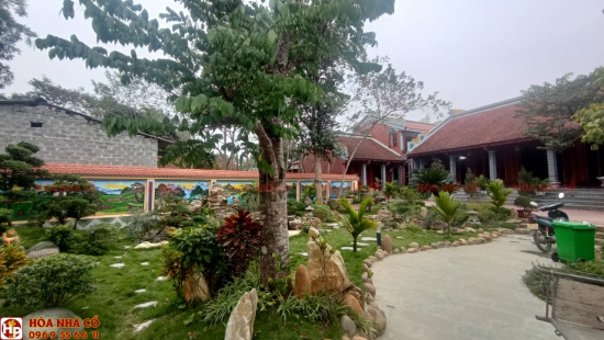 Nhà gỗ mít 5 gian tuyệt đẹp được hoàn thiện